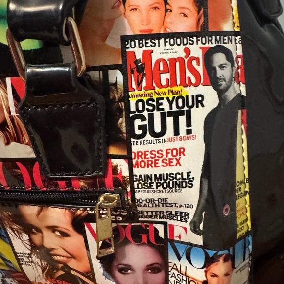 Colorful Magazine Print Women's Bag - Picture 5 of 7